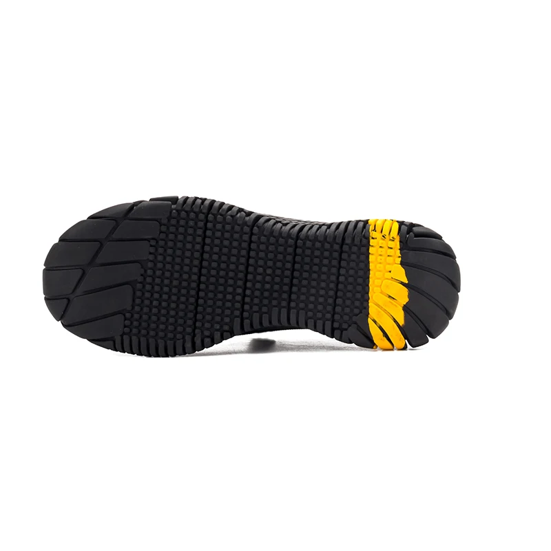 

Latest Winter Men's Casual Sports Safety Shoes with Rubber Bottom for Industrial and Workplace, Balck