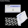 Custom printing destructible anti counterfeit authenticity one time use self adhesive waterproof sticker