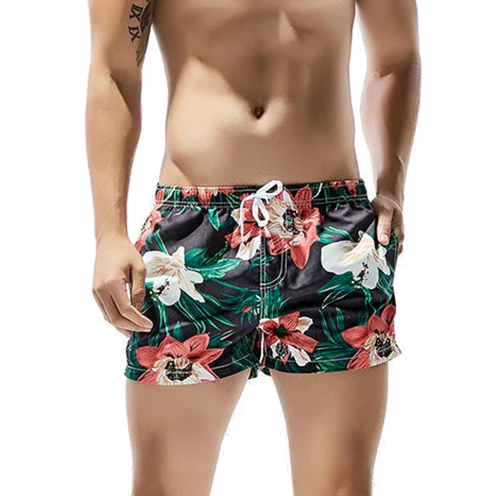 

Wholesale custom design men beach shorts quick dry board shorts printed logo swimming shorts