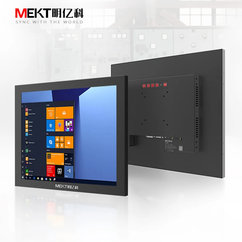 

Embedded Military RS232 15/19/17 inch Industrial capacitive multi-point touch screen LCD monitor PC display with HD VGA DVI DC12