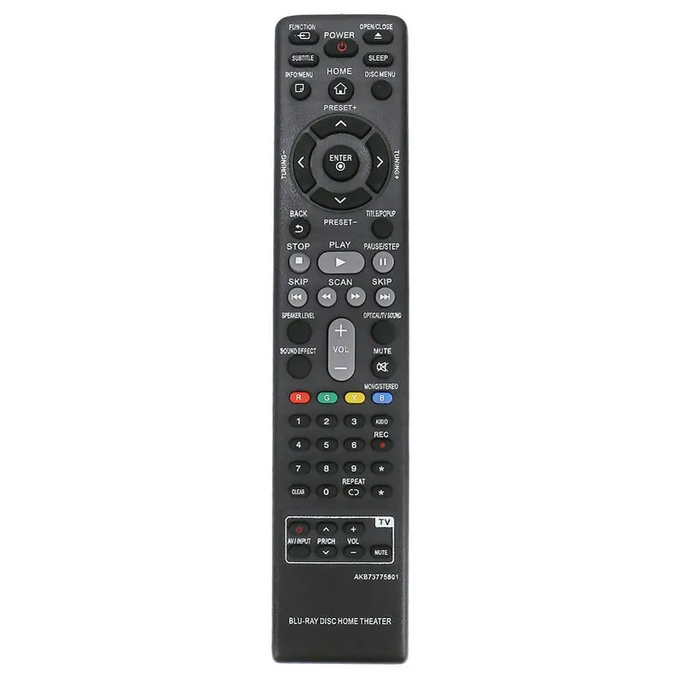 

Remote Control for LG BLU-RAY DISC home theater AKB73775801 BLU-RAY DVD Remote Controller, Black or oem