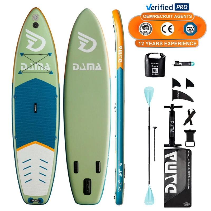 Tavola Sup Gonfiabile HUIIKE 2 Posti - Kit Completo Con Accessori Per Paddle E Kayak - Foto 4