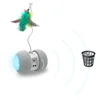 Interactive cat Toy Plays Automatically Feather Sticks Cat toy Senses and reacts to your cat automatically
