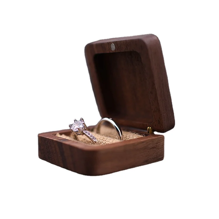 

Wedding Rustic Custom Keepsake Wooden Ring Box finger ring holder box, Like picture