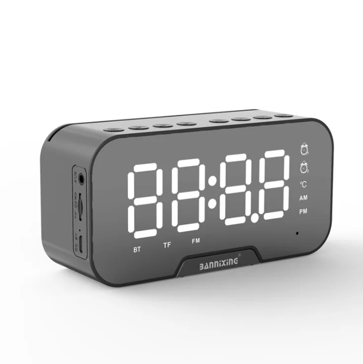 

Wireless 2021 8 Inch Party Fm Radio Super Bass Bass Wireless Blue Tooth Speaker With Alarm clock