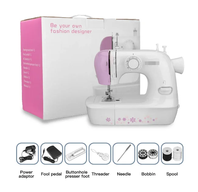 Household Sew Easy Electric Sewing Machine 5mm Max. Sewing Thickness Automatic Winding Automatic