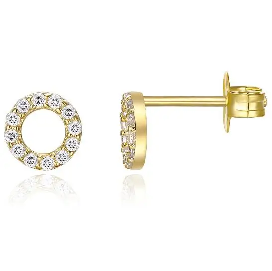 

Gold Plated Ring Earrings Classic Fashion Earrings for Women