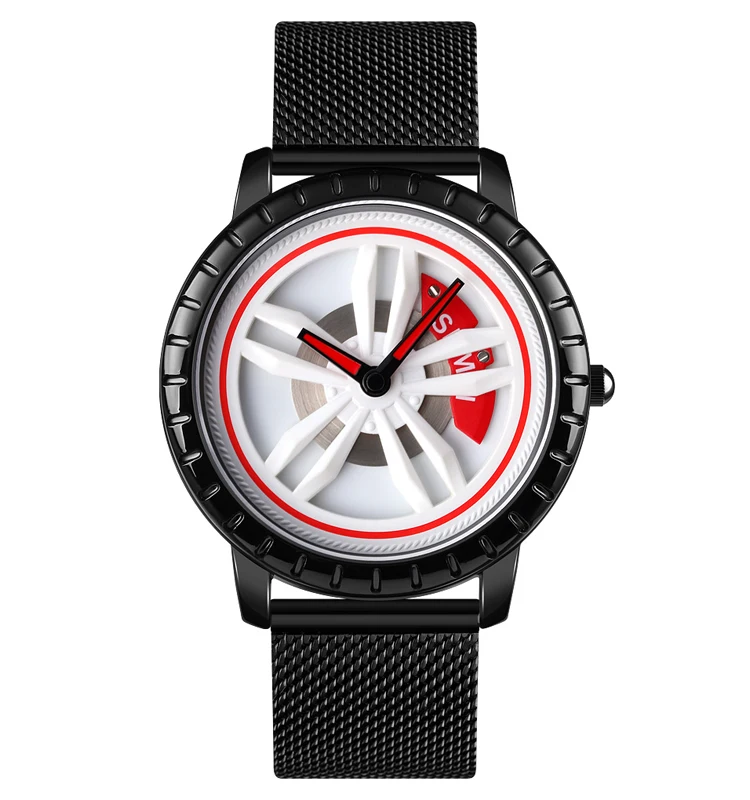 

Luxury Watches Quartz Skmei 1634 Custom Logo Watch Stainless Steel Band Fashion Special Men Water Resistant Wrist Watches Black