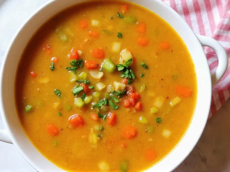 Easy Vegetable Soup Recipe in 40 Minutes