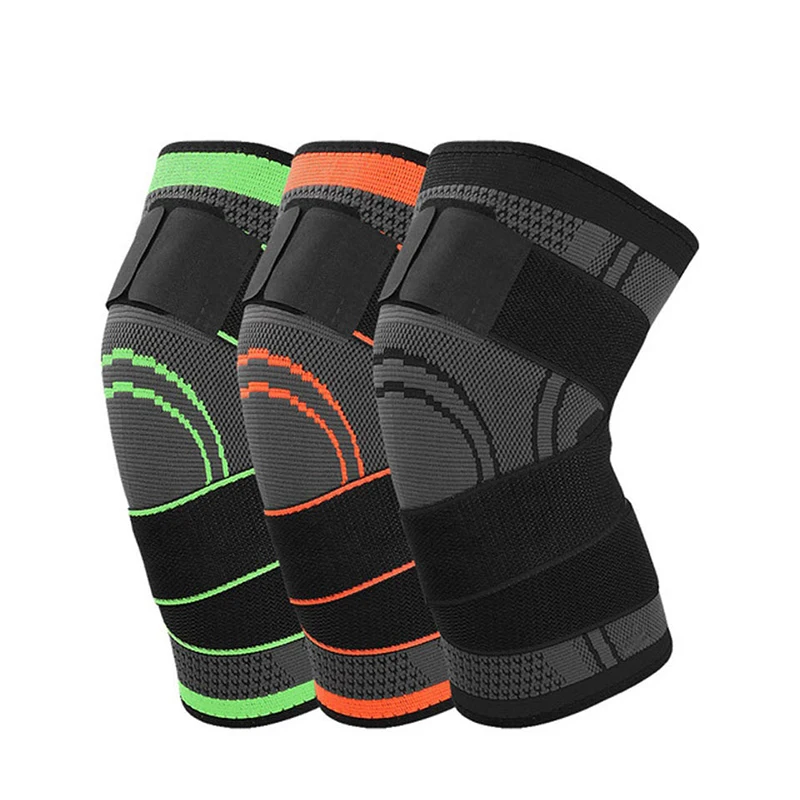 

wholesale knee brace compression elastic knee brace for sport man, Customized color
