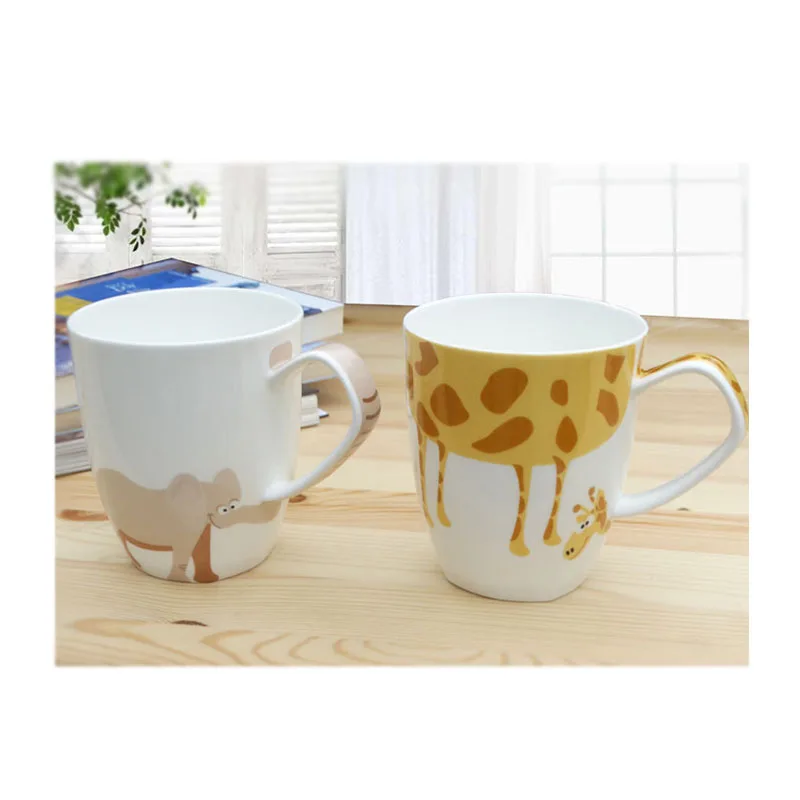 

Creative mussels with low bacteria porcelain and easy-to-clean cups, White color