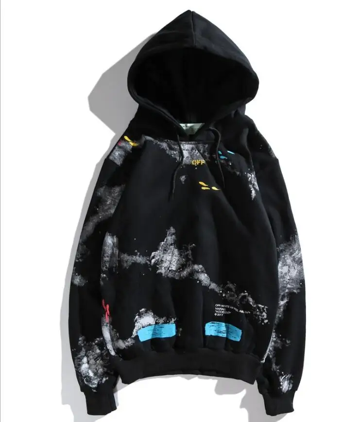 

New Men's Clothing Fashion Tie Dyed Changed Printed Men's Casual Hoodies Sweatshirts, Shown