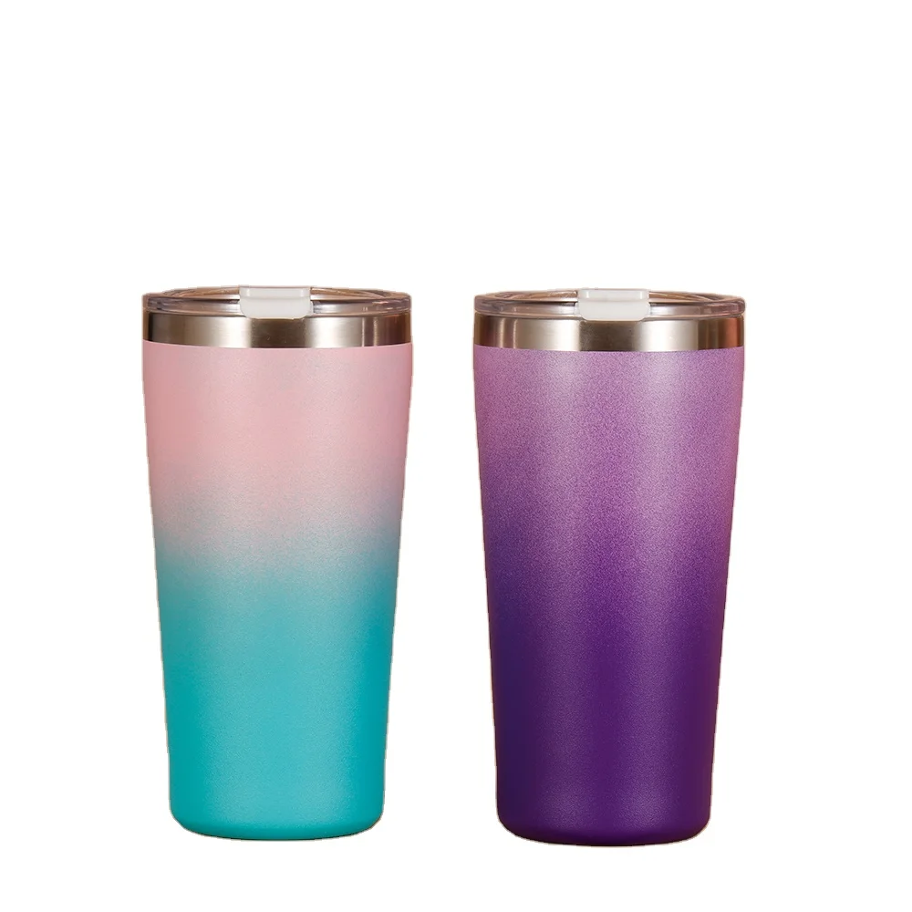 

2021 New Design Power Coated Eco Friendly BPA Free Double Wall Stainless Steel Insulated Outdoor Travel Tumbler, Customized color