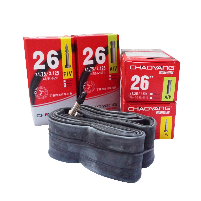 

CHAOYANG bicycle tubes bicycle Inner tubes 26*1.25/1.5/1.75/1.95/2.125/2.3/2.4/2.5