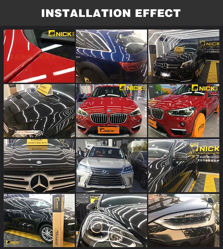 Nick Wholesales Super Gloss Antiyellowing Self Healing 7.5mil Tpu Ppf