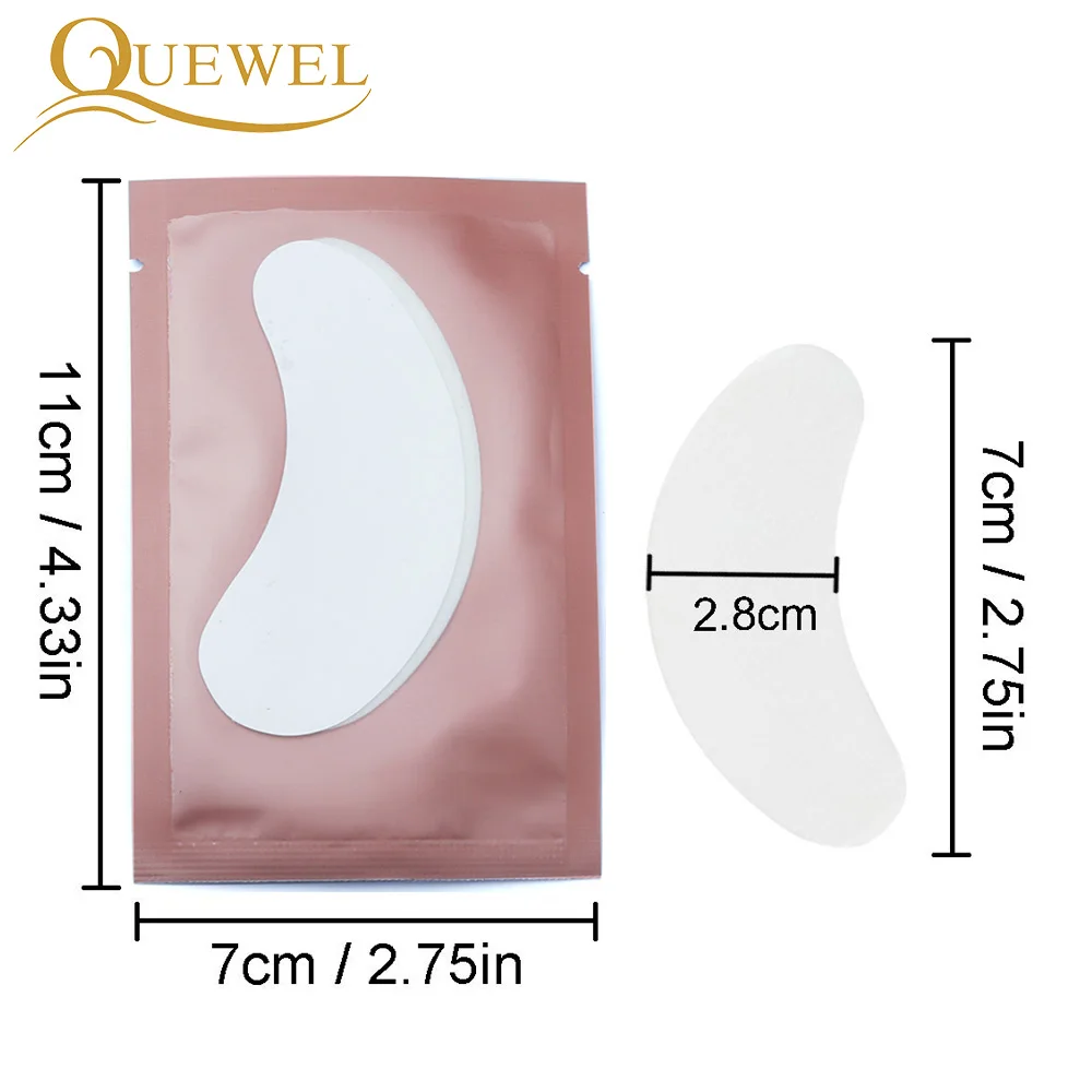 

QUEWEL Wholesale Custom Eye Patch For Eyelash Extension Of Eyelash Tools And Private Label Eyelash Extension Patches For Salon, Customized color
