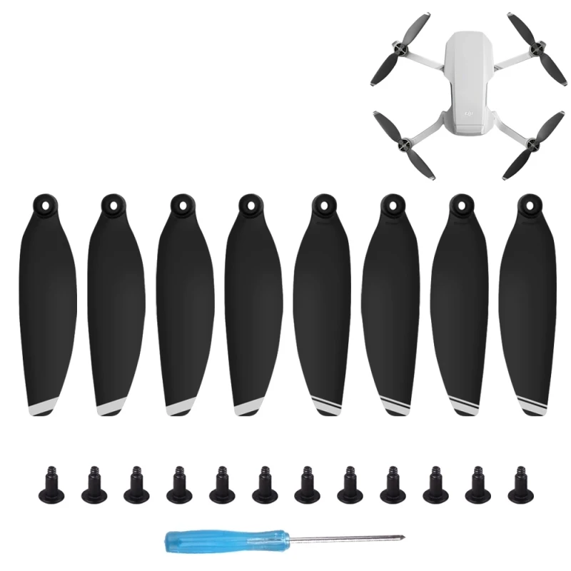 

Good Quality For DJI Mavic Mini 1 Wing Propellers Sunnylife 4726F Low Noise Quick-release 8PCS/Set Wing Propellers
