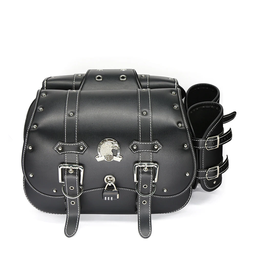 

Harley retro motorcycle side bag saddle bag Harley Prince modified side box