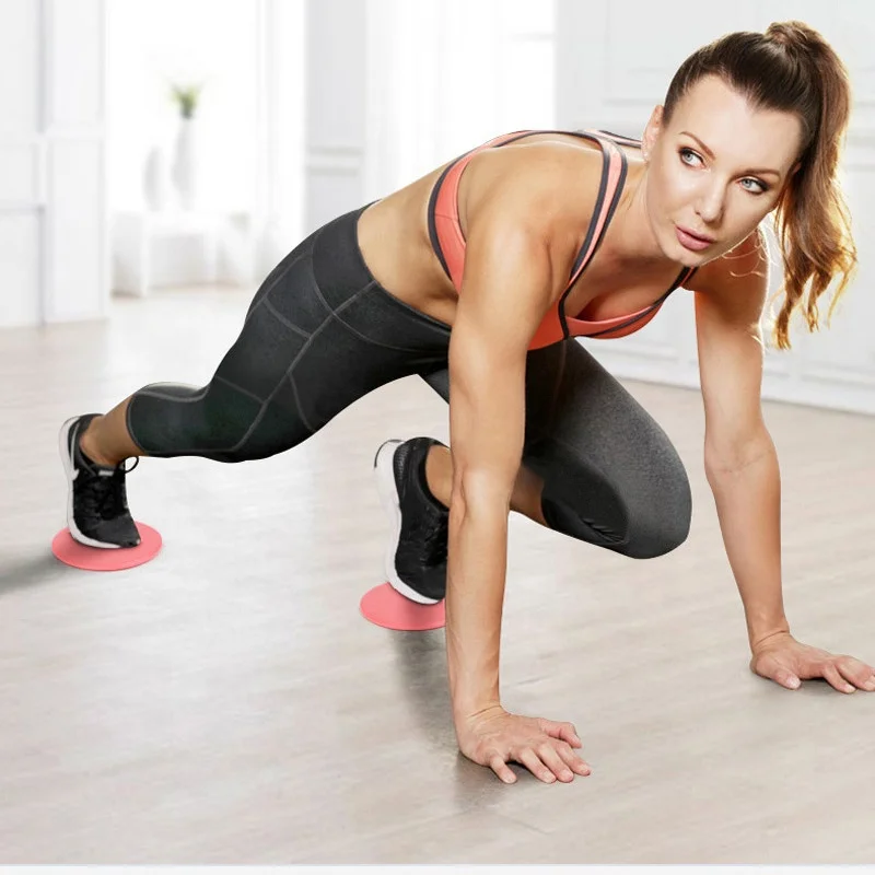 

wholesale Cheap exercise fitness yoga gliding core PP slider exercises disc yoga core slider, Black/red/yellow/blue/green