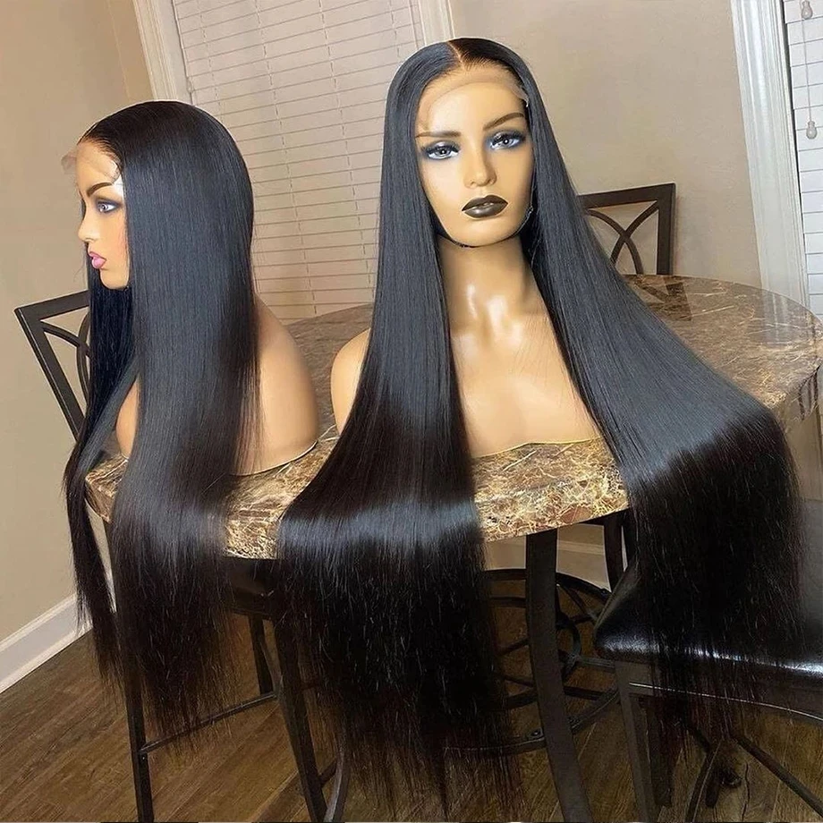 

Hayo Good Feedback Silky Straight Wavy Virgin 100% Human Hair Wigs Transparent Lace Lace Front Wigs