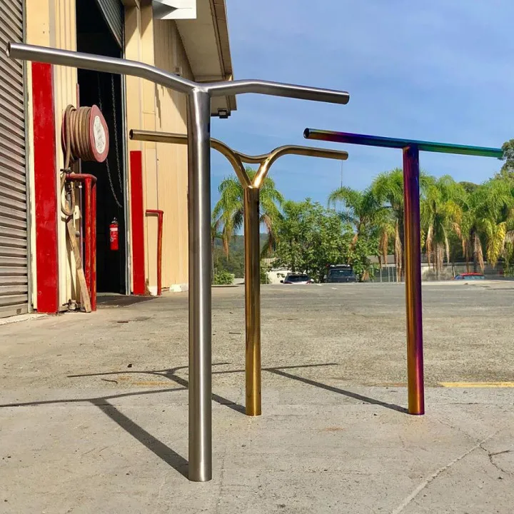 Factory Wholesale Titanium Pro Scooter Bars Oversized Titanium T Bar