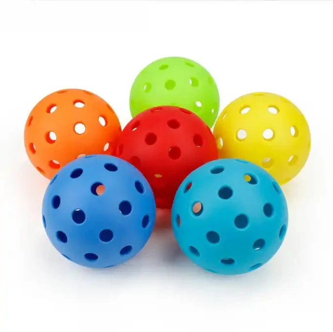 

Custom Neon Yellow Color Dura Fast 40 Pickleball Ball 40 Holes Cheap Pickleball Ball Outdoor Usapa x40