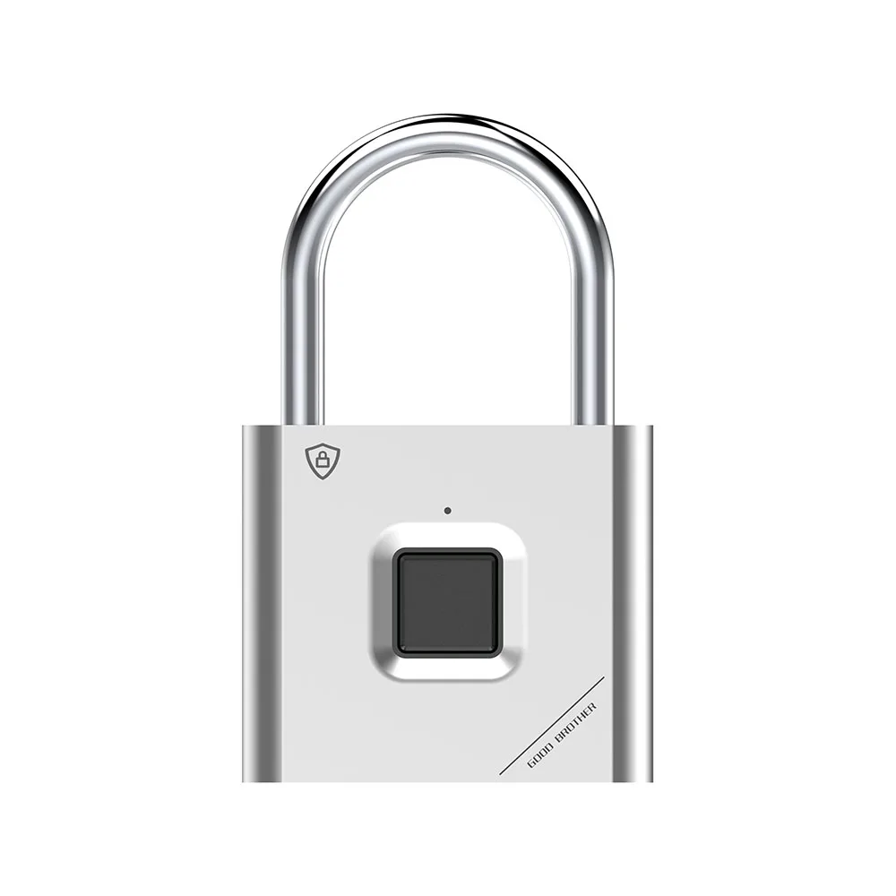 multifunctional anti theft custom white fingerprint lock padlock
