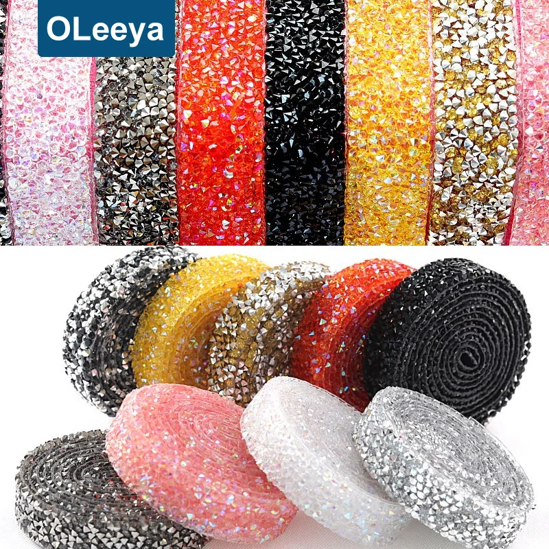 

Factory Wholesale Plastic Hot Fix Mesh Trimming Strip Colorful 1CM To 3CM Resin Hotfix Mesh Sheet Applique for Wedding Dress