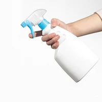 

Multi-Purpose HDPE Plastic 16oz 500ml white detergent cleaner trigger spray bottle