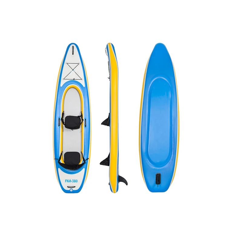

Cheap Inflatable Kayak Factory ZRSUP Price PVC Fishing Kayak with Paddle, Customized