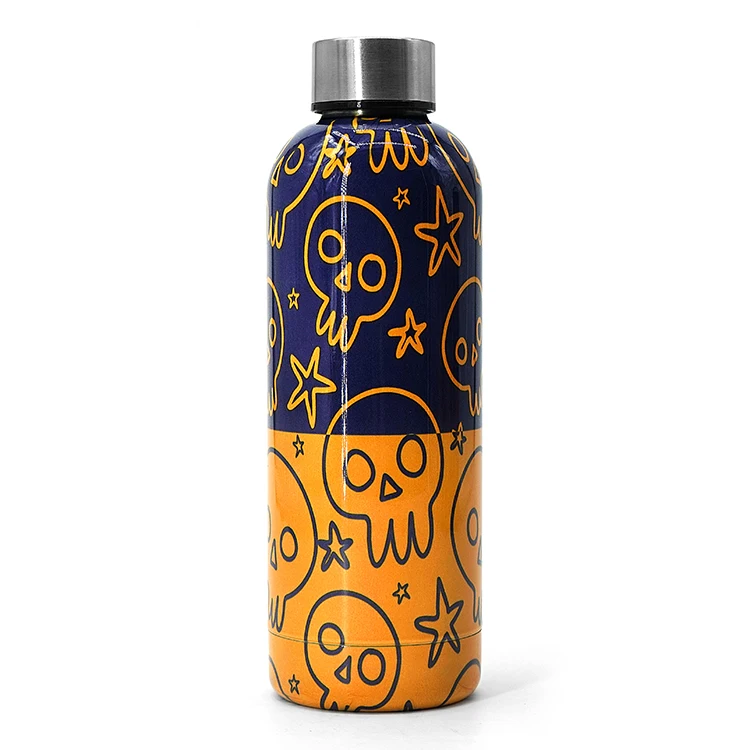 

2021 new Narrow Mouth Special Design Bullet Hole Pattern Insulated Stainless Steel Sports Water Bottle Outdoor Bottle, Customized color acceptable