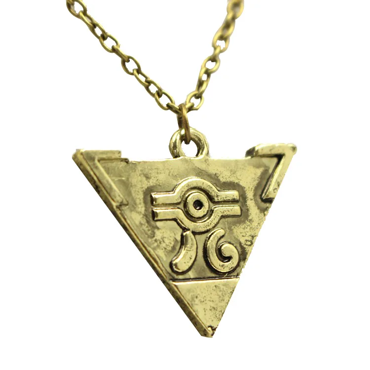 

Yu-Gi-Oh Anime Yugioh Millenium Pendant Jewelry Toy Cosplay Pyramid Egyptian Eye of Horus Necklace, Bronze