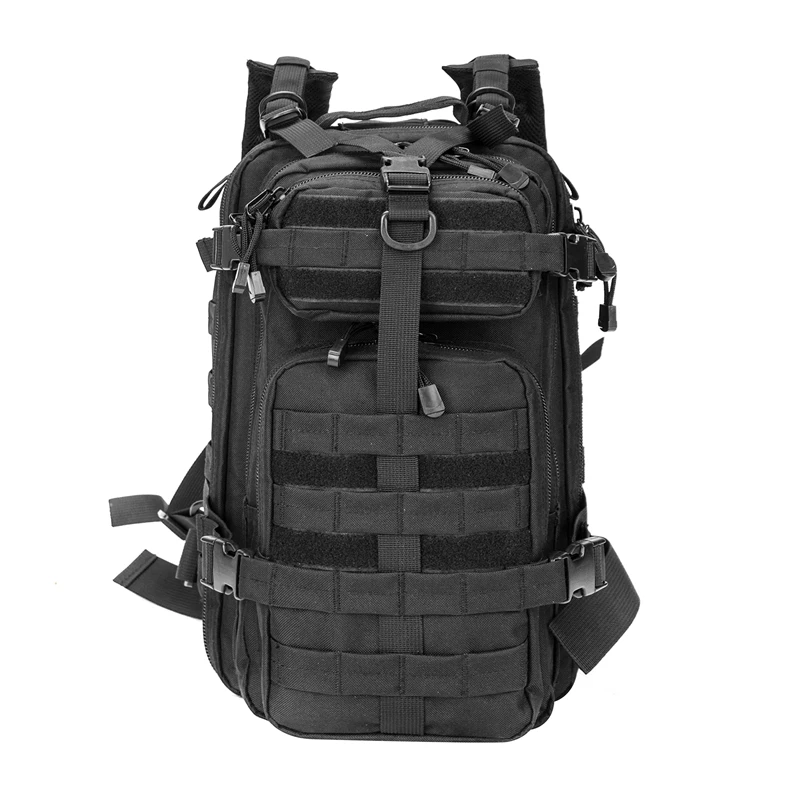 

U.S. trizip Pattern for sniper hunting solar man portable shoulder new arrival solid color Alice Military Tactical Backpack, Black