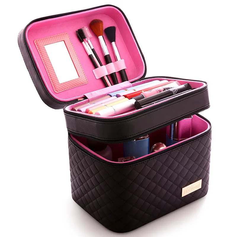

Large Capacity Multi-function Makeup Bag Portable Waterproof Wholesale Custom Cosmetic cases, Customized colors