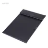 Split genuine leather meeting pad with A4 size,cup board pen holder meeting set clipboard