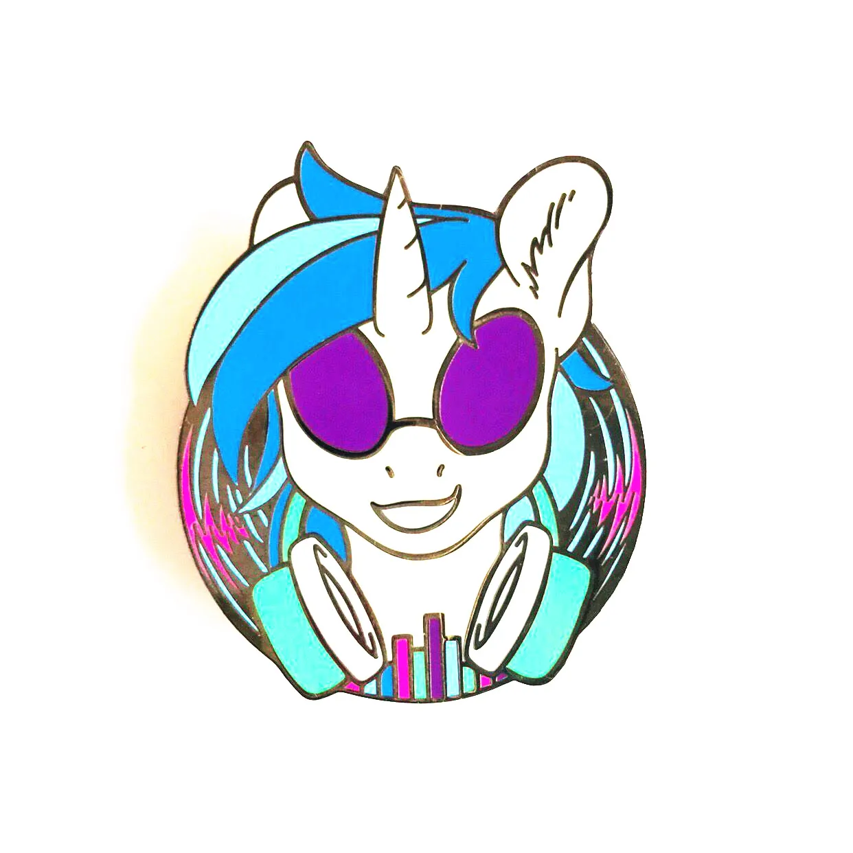 丝网印刷半透明硬质珐琅公主幻想别针徽章与backstamp限量版