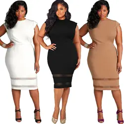Fat Women Dresses Plus Size Clothing Lady Short Sl