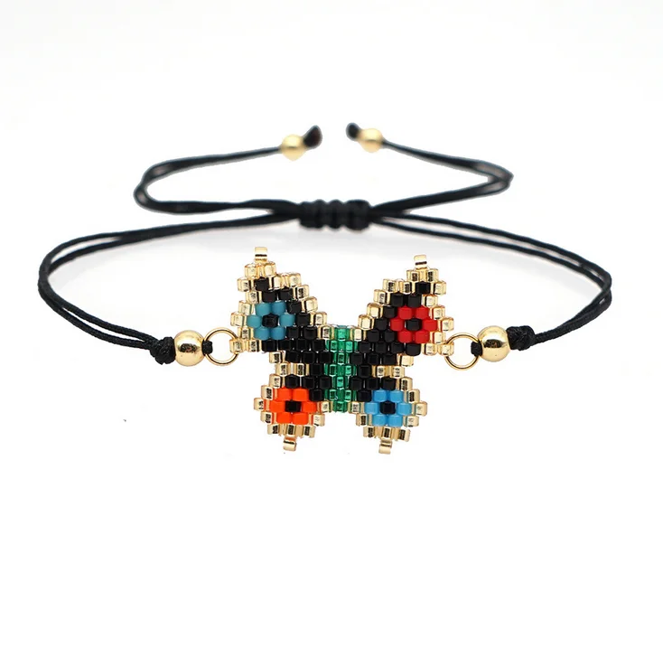 

Pulseras Mujer Moda 2019 Women MIYUKI Bracelet Gift Butterfly Jewelry Children Animal Bracelets Handmade Delicas Beads, Picture