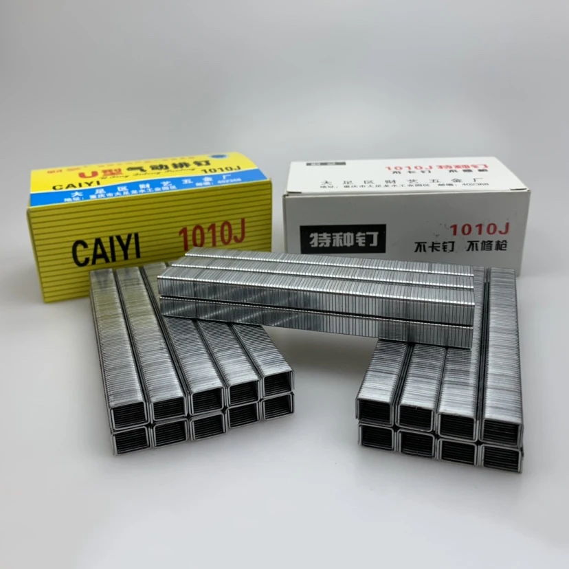Manufacturer Sale 20GA 1010J 1013J Galvanized Wire Sofa Staple 1010 J Stapler Pin Nail Staples for Wood Furniture Upholstery