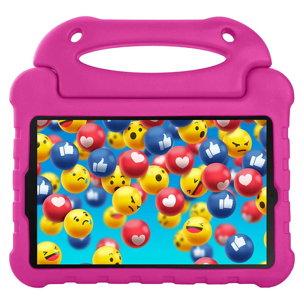 

Laudtec Eco-Friendly Eva Foam Kids Protective Tablet Case With Convertible Handle Superlight Shockproof Protective Case, Black, blue, green, red, orange, hot pink, purple