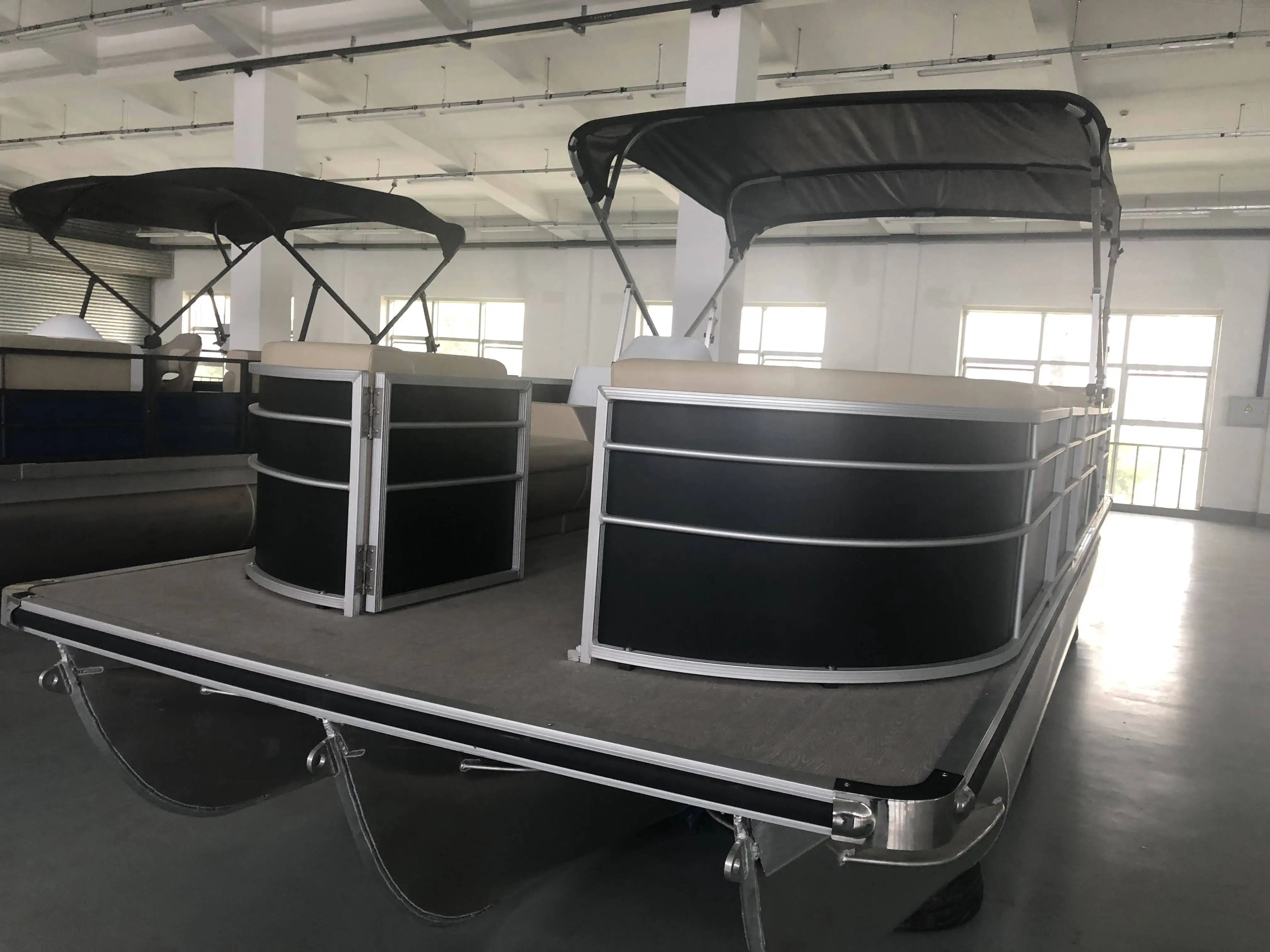 6.98m Aluminum Pontoon Boat With Hydraulic Steering Buy Aluminum
