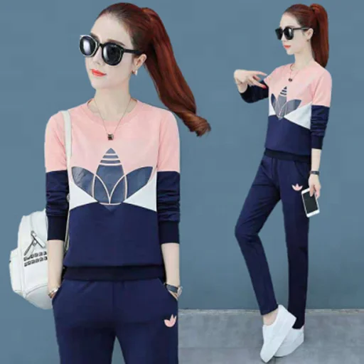

2020 fashion ladies clothing sports suit women Korean spring and autumn new long-sleeved suit women loose plus size women's swea
