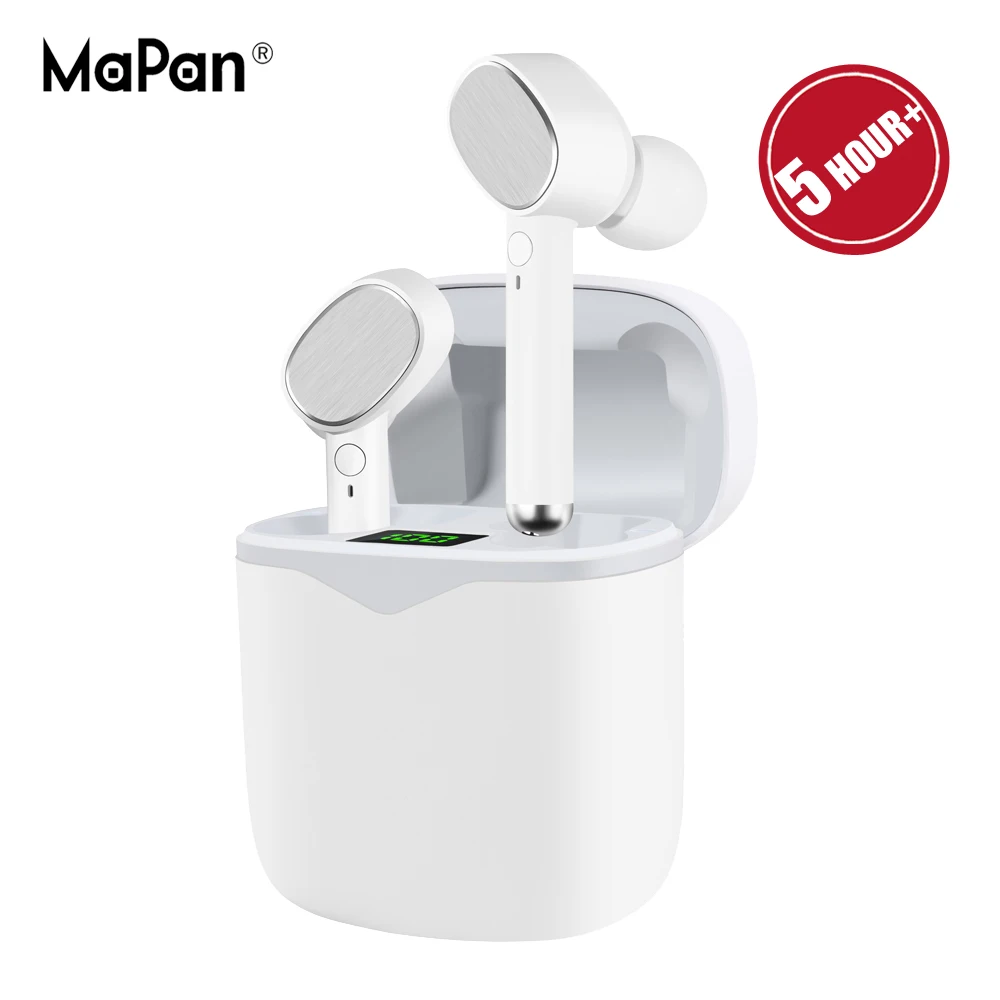 

Free Shipping MaPan mini Bluetooth Earbuds Factory HD Call Stereo Music Hifi TWS Wireless earphone & headphone