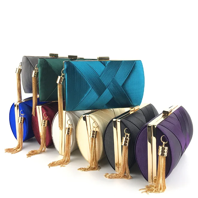 

Newest Luxury Lady Evening Handbags High-class Tassels Women Hand Bags, 13