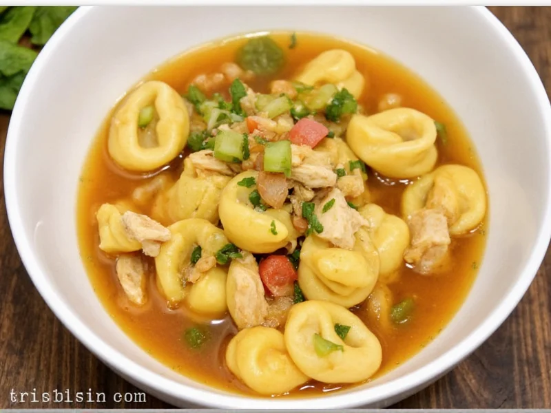 Easy Chicken Tortellini Soup Recipe in 30 Minutes