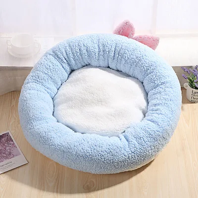 

Original Pet Dog Bed Factory Non-slip Waterproof Round Cat Beds, Picture showed