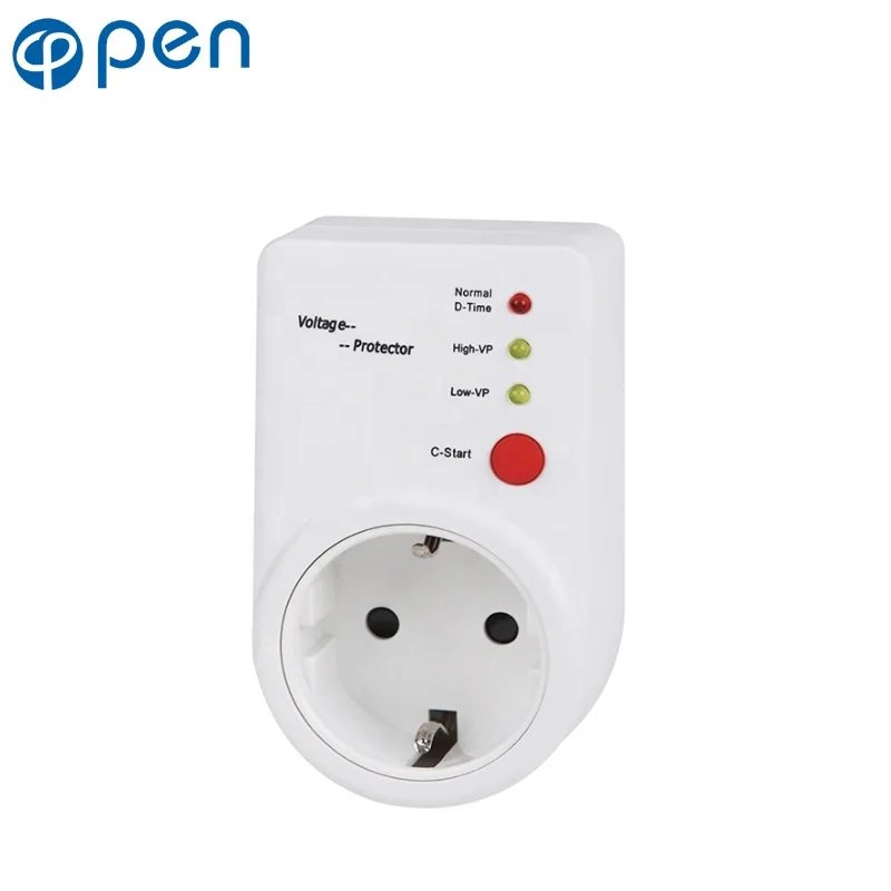 

Open Electric 220V power voltage surge protector socket for European market