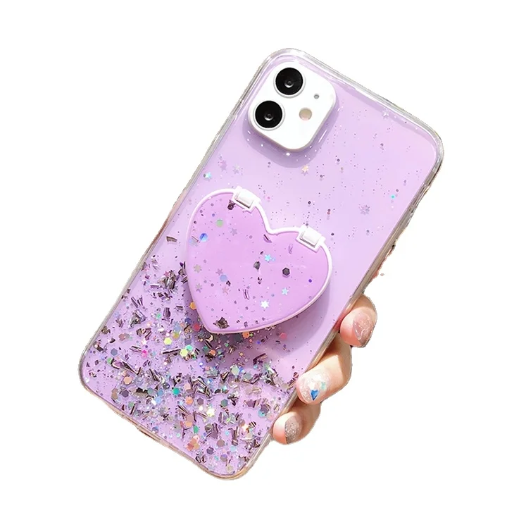 

Bling Glitter Mirror Case For Samsung S10 Plus A50 A51 A70 A71 S8 S9 M31 For iPhone X 11