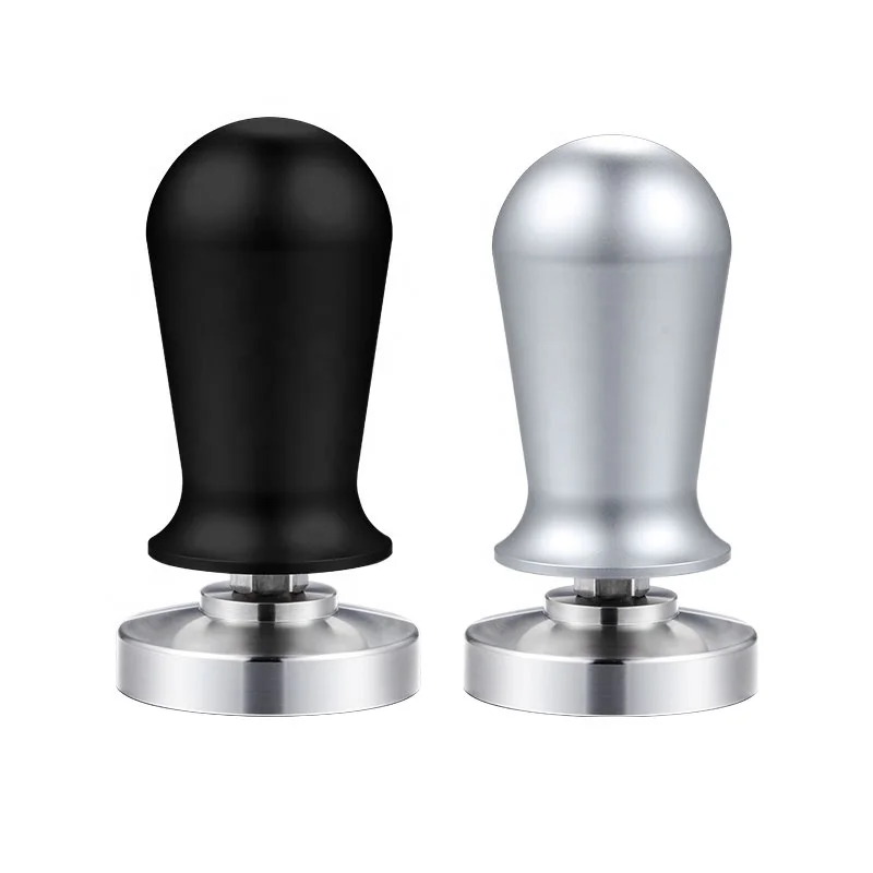 

Stainless Steel Tamping Adjustable Coffee Espresso Barista Coffee Tamper With Spring Loaded Coffee Tamper, Black/silver/ customized