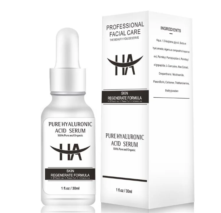 

Best Selling Moisturizing Anti-Wrinkle Anti Aging Whitening Skin Hyaluronic Acid Face Serum, Colorless